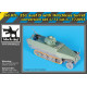 Black Dog T72093 1/72 Sd.Kfz.251 ausf D Hotchkiss turret conversion set Dragon