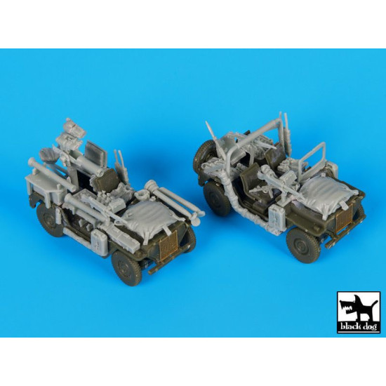 Black Dog T72094 1/72 IDF M-151 accessories set for S -model