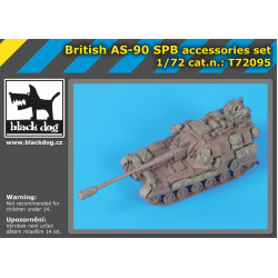 Black Dog T72095 1/72 British AS-90 SPB accessories set for Trumpeter