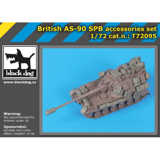 Black Dog T72095 1/72 British AS-90 SPB accessories set for Trumpeter Black Dog T72095 1/72 British AS-90 SPB accessories set for Trumpeter