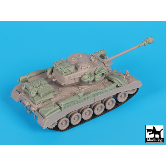 Black Dog T72099 1/72 US M26 Pershing accessories set for Trumpeter Black Dog T72099 1/72 US M26 Pershing accessories set for Trumpeter