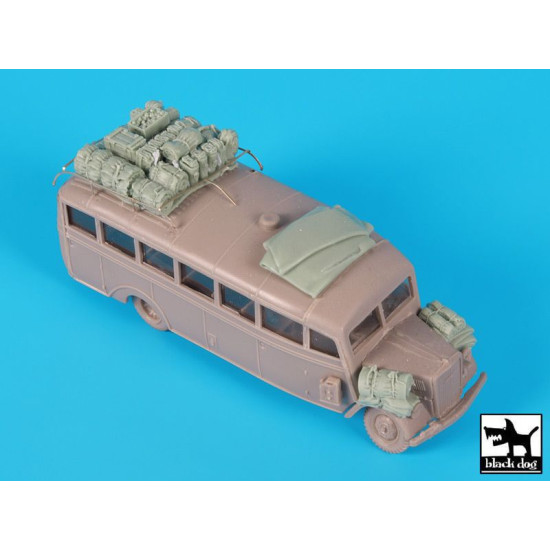 Black Dog T72102 1/72 Opel Blitz Omnibus accessories set for Roden