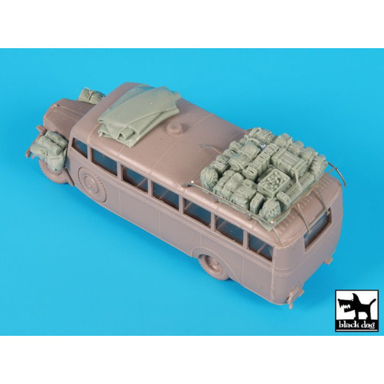 Black Dog T72102 1/72 Opel Blitz Omnibus accessories set for Roden