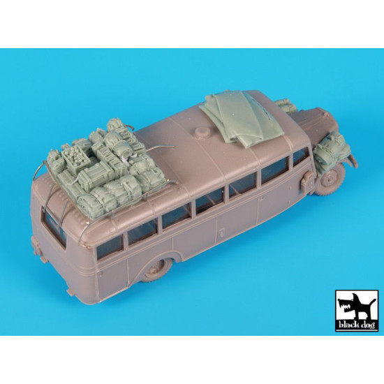 Black Dog T72102 1/72 Opel Blitz Omnibus accessories set for Roden