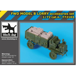 Black Dog T72103 1/72 FWD MODEL B Lorry accessories set for Roden