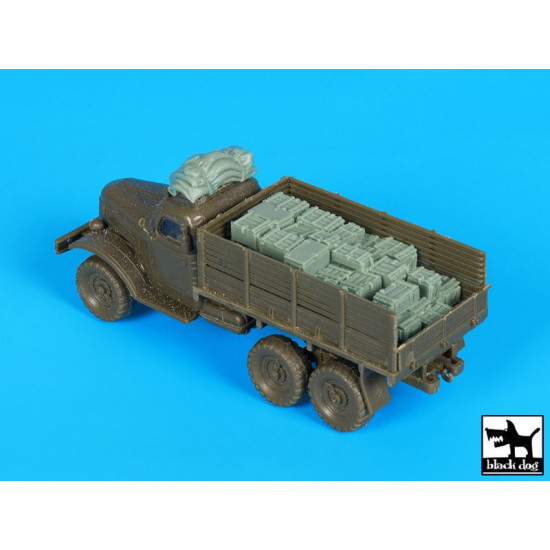 Black Dog T72104 1/72 Soviet Army truck accessories set for Trumpeter