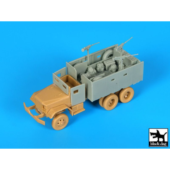 Black Dog T72107 1/72 M 35 Gun truck conversion set for Academy