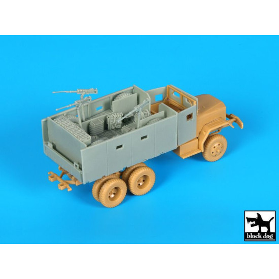 Black Dog T72107 1/72 M 35 Gun truck conversion set for Academy