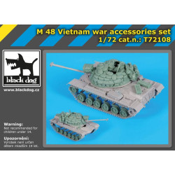 Black Dog T72108 1/72 M 48 Vietnam war accessories set for Italeri