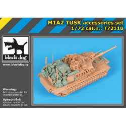 Black Dog T72110 1/72 M1A2 TUSK accessories set for Tiger model