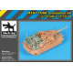 Black Dog T72110 1/72 M1A2 TUSK accessories set for Tiger model