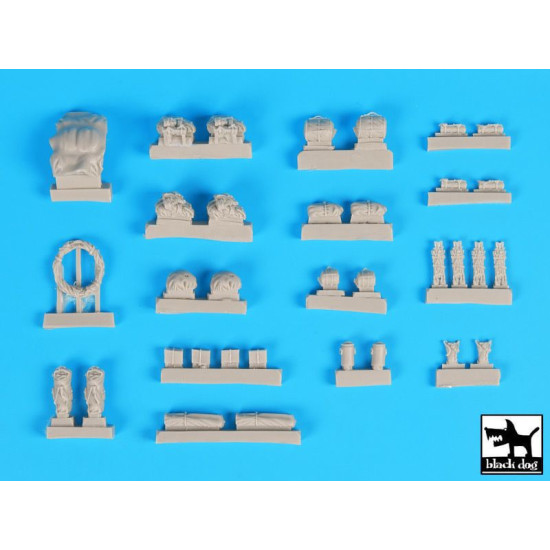 Black Dog T72110 1/72 M1A2 TUSK accessories set for Tiger model