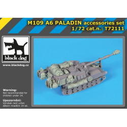 Black Dog T72111 /72 M 109 A6 Paladin accessories set for Riich models