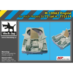 Black Dog T72114 1/72 M-109 A 2 engine for Riich models