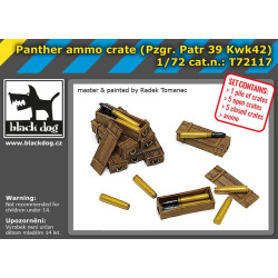 Black Dog T72117 1/72 Panther ammo crate