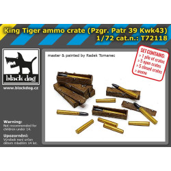 Black Dog T72118 1/72 King tiger ammo crate