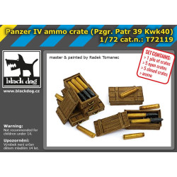 Black Dog T72119 1/72 Panzer IV ammo crate