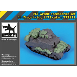 Black Dog T72121 1/72 M 3 Grant accessories set Mirage hobby