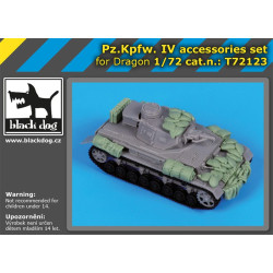 Black Dog T72123 1/72 Pz.Kpfw IV accessories set for Dragon