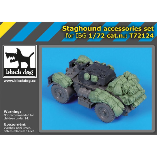 Black Dog T72124 1/72 Staghound accessories set for RPM Black Dog T72124 1/72 Staghound accessories set for RPM
