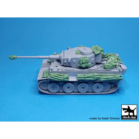 Black Dog T72130 1/72 Tiger I accesssories set for Dragon