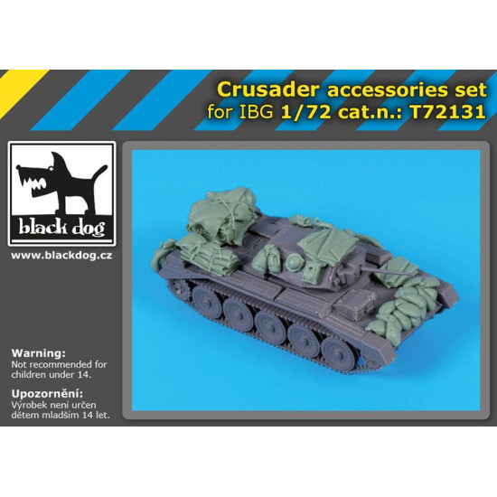 Black Dog T72131 1/72 Crusader accessories set for IBG Models