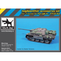 Black Dog T72132 1/72 Jagdpanther accessories set for Zvezda