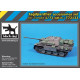 Black Dog T72132 1/72 Jagdpanther accessories set for Zvezda Black Dog T72132 1/72 Jagdpanther accessories set for Zvezda
