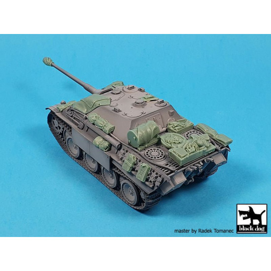 Black Dog T72132 1/72 Jagdpanther accessories set for Zvezda Black Dog T72132 1/72 Jagdpanther accessories set for Zvezda