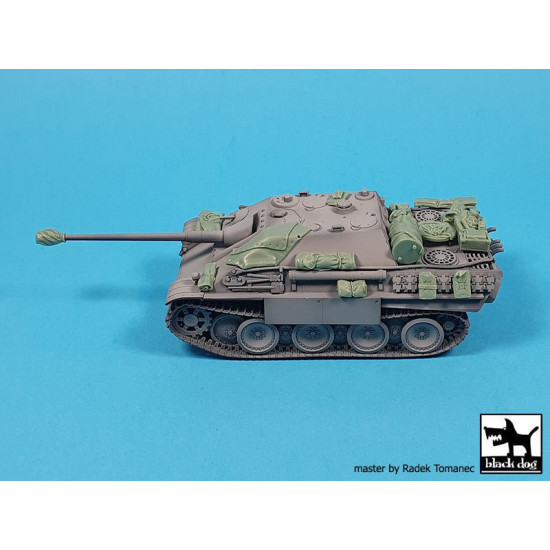 Black Dog T72132 1/72 Jagdpanther accessories set for Zvezda Black Dog T72132 1/72 Jagdpanther accessories set for Zvezda