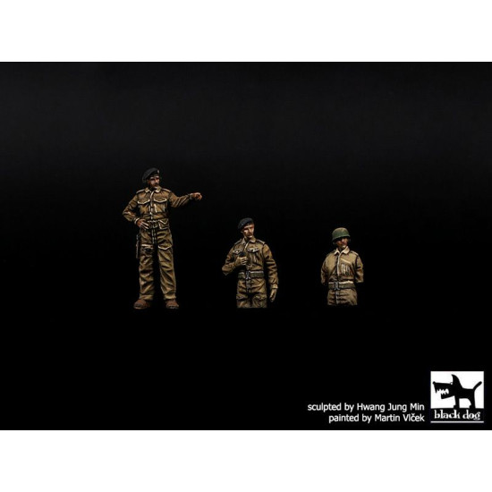 Black Dog T72136 1/72 British WW II tank crew