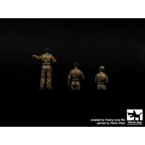 Black Dog T72136 1/72 British WW II tank crew