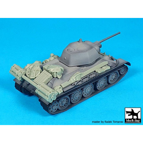 Black Dog T72140 1/72 T 34/76 accesories set for Zvezda