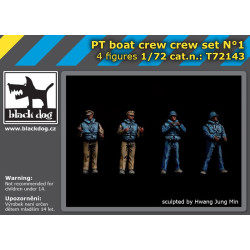 Black Dog T72143 1/72 PT boat crew set #1