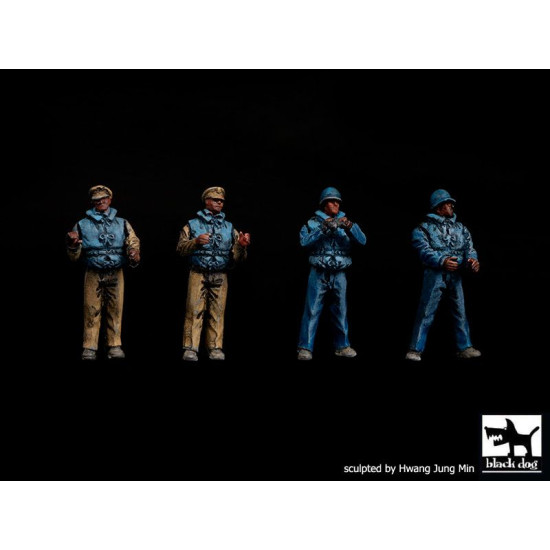 Black Dog T72143 1/72 PT boat crew set #1