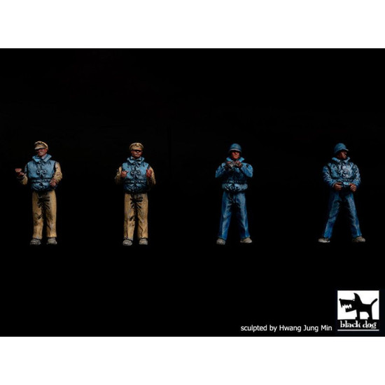 Black Dog T72143 1/72 PT boat crew set #1