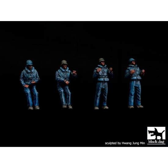 Black Dog T72144 1/72 PT boat crew set #2