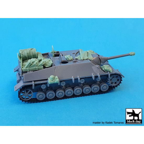 Black Dog T72146 1/72 Sd.Kfz 162 Jagdpanzer IV accessories set for Hasegawa