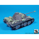 Black Dog T72150 1/72 Pz.Kpfw V Pantther Ausf G accessories set for Hasegawa