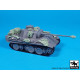 Black Dog T72150 1/72 Pz.Kpfw V Pantther Ausf G accessories set for Hasegawa