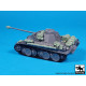 Black Dog T72150 1/72 Pz.Kpfw V Pantther Ausf G accessories set for Hasegawa