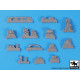 Black Dog T72150 1/72 Pz.Kpfw V Pantther Ausf G accessories set for Hasegawa