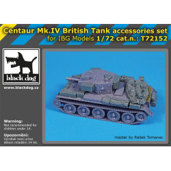 Black Dog T72152 1/72Centaur Mk IV British tank accessories set for IBG Models