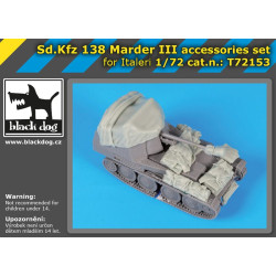 Black Dog T72153 1/72 Sd.Kfz 138 Marder III accessories set for Revell