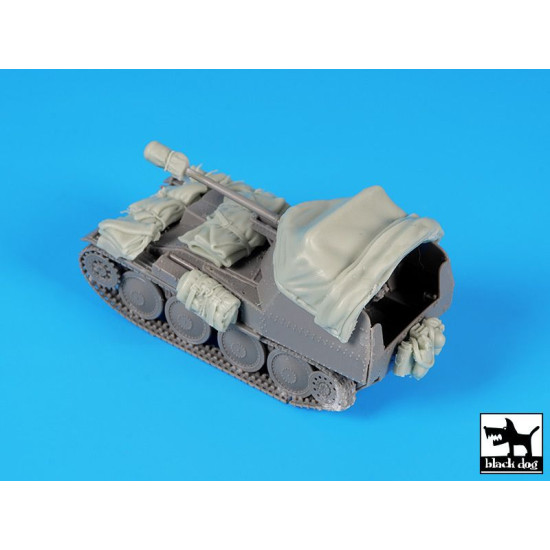Black Dog T72153 1/72 Sd.Kfz 138 Marder III accessories set for Revell
