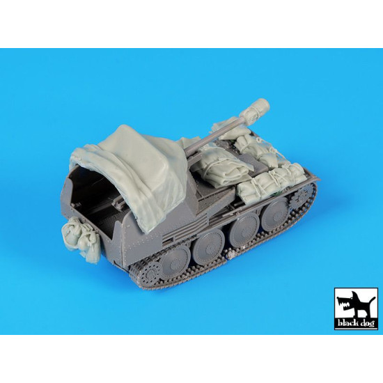 Black Dog T72153 1/72 Sd.Kfz 138 Marder III accessories set for Revell