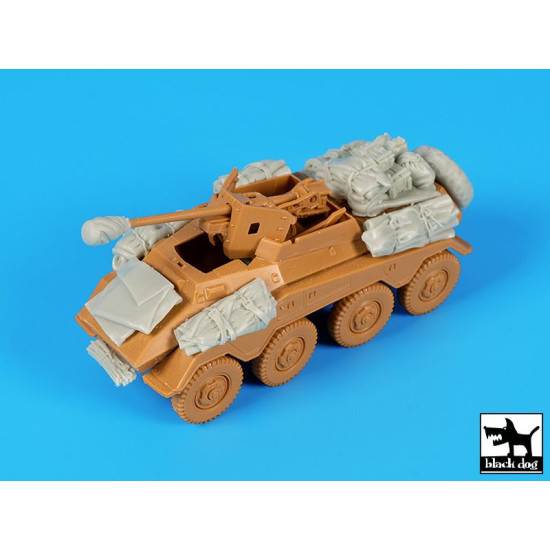 Black Dog T72154 1/72 Sd.Kfz 234/4 accessories set for Italeri Black Dog T72154 1/72 Sd.Kfz 234/4 accessories set for Italeri