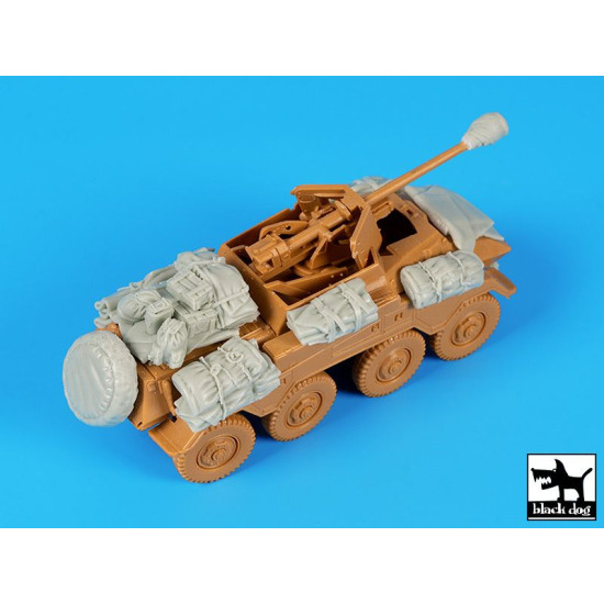 Black Dog T72154 1/72 Sd.Kfz 234/4 accessories set for Italeri Black Dog T72154 1/72 Sd.Kfz 234/4 accessories set for Italeri