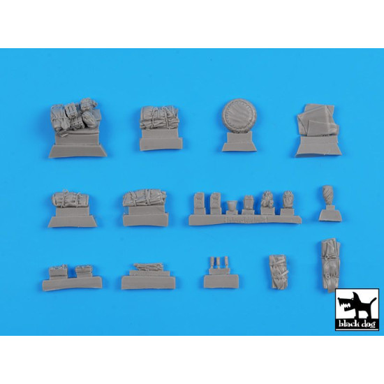 Black Dog T72154 1/72 Sd.Kfz 234/4 accessories set for Italeri Black Dog T72154 1/72 Sd.Kfz 234/4 accessories set for Italeri
