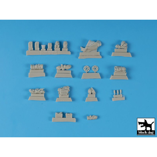 Black Dog T72157 1/72 Sd.Kfz 250/3 accessories set for Italeri